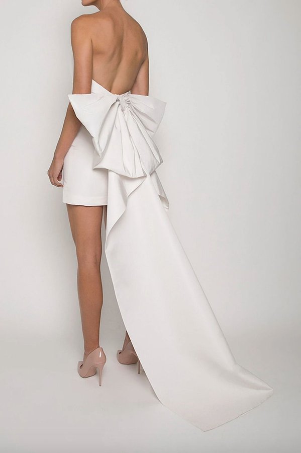 Bow Wedding Dress - easywedding.gr