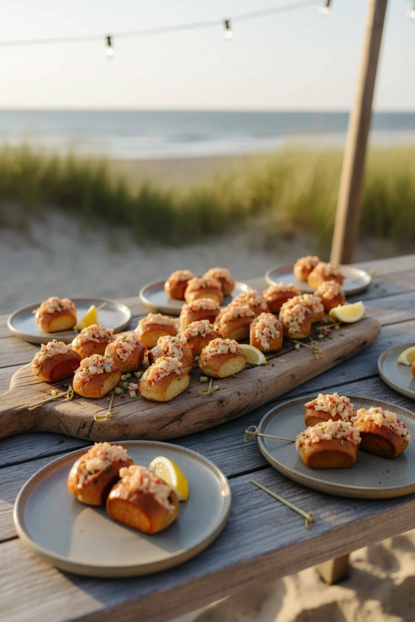 Mini lobster rolls