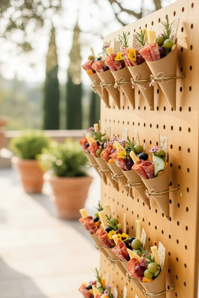 Charcuterie cones