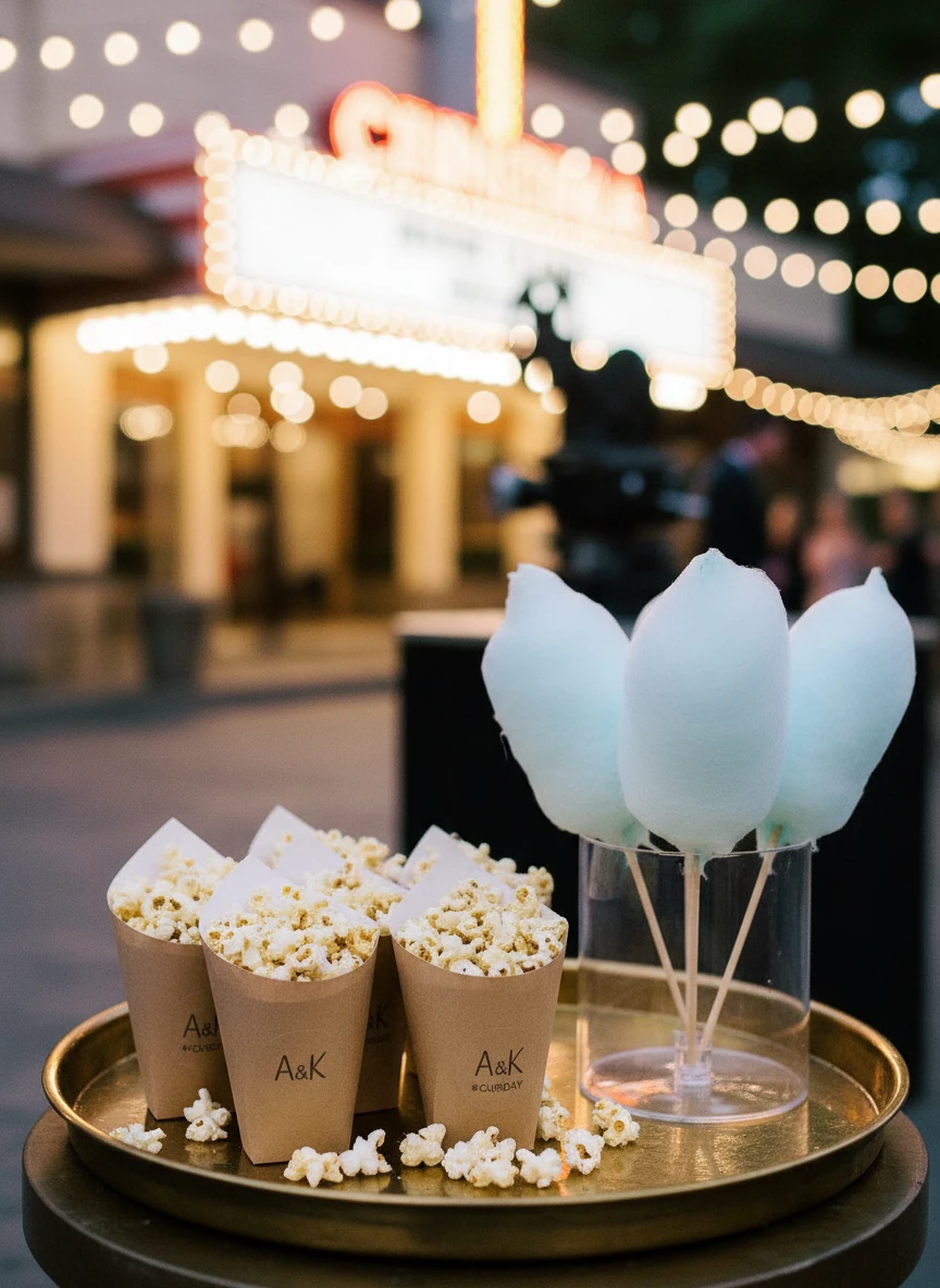 Popcorn and cotton candy