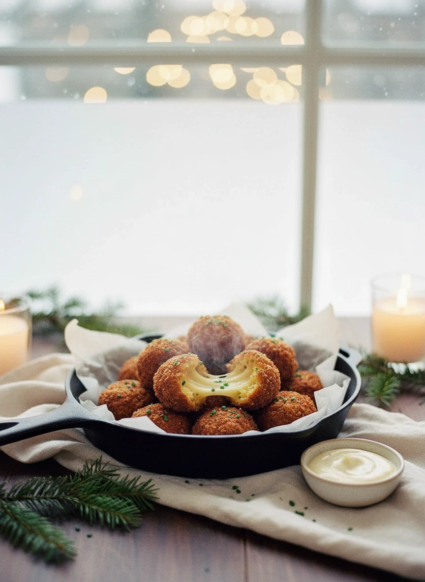 Fried cheese balls