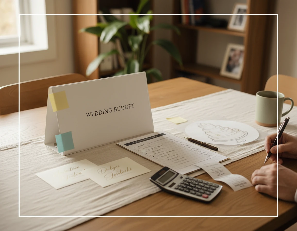 Pink bouquets wrapped in ribbon