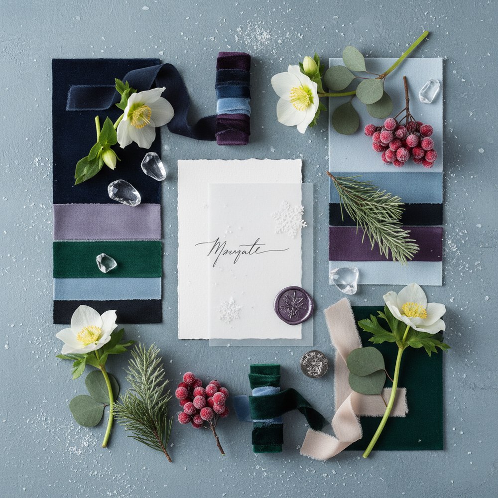 20 παλέτες χρωμάτων για χειμωνιάτικους γάμους