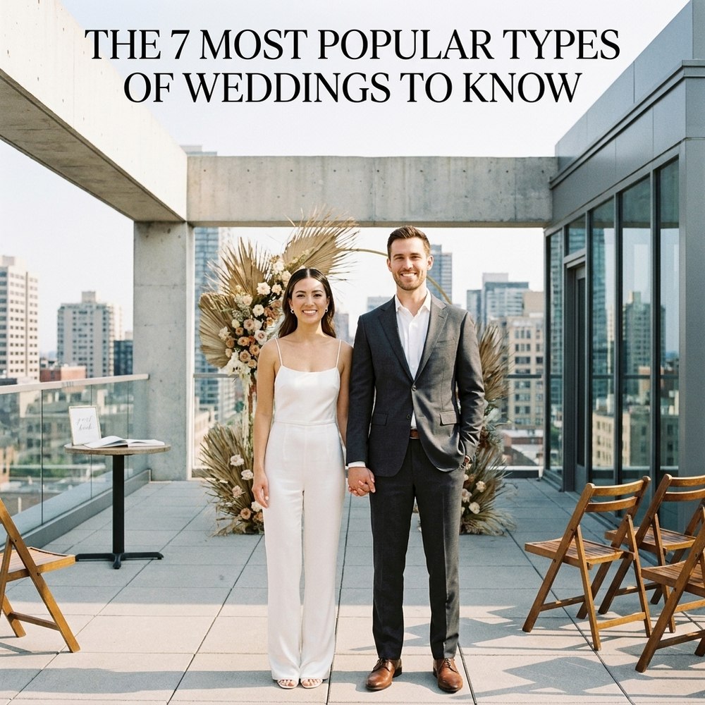 Οι 7 πιο δημοφιλείς τύποι γάμου που αξίζει να γνωρίζετε